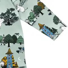 Muumi vauvojen pyjama Kuutamoyö 593359 - vihreä - 4