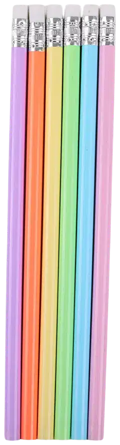 Lyijykynät 6 kpl pastelli - 2
