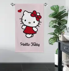 Hello Kitty lasten kylpypyyhe 70x140 cm pinkki - 7