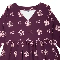 Muumi naisten mekko Hely Kaipaus 592245 - luumu - 2