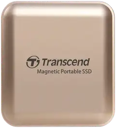 Transcend ESD420C Ulkoinen SSD kiintolevy magneetilla, 1TB, USB Type-C, Kulta - 1