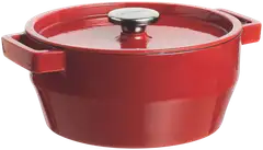 Pyrex valurautapata 4,0 l punainen - 1