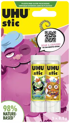 Uhu liimapuikko Monster 2 pack - 3