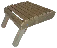 Adirondack kansituolin istuinjatko, vihreä kestopuu - 1