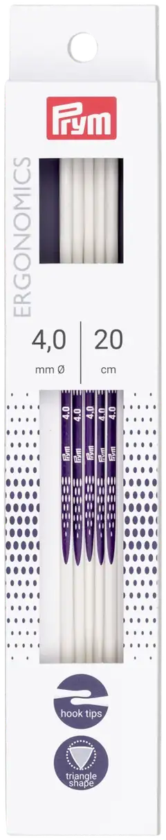 Prym sukkapuikko ergonominen 20cm - 4mm - 1