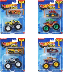 Hot Wheels monsteriauto + pikkuauto - 1