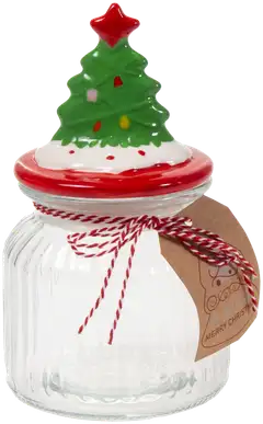AmandaB lasipurkki Joulukuusi 18 cm - 1