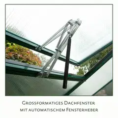 Kreative Gartentechnik kasvihuone Lilie III 9,59 m2 antrasiitinharmaa - 2