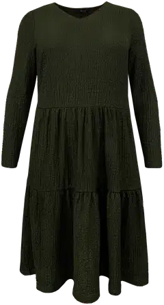 House naisten tekstuuripintainen mekko 218HP30613, D-mitoitus - D.green - 1