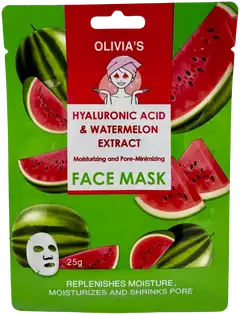 OLIVIA'S kasvonaamio hyaluroni & vesimeloni - 1