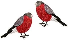 J.K. Primeco timanttimaalaus Punatulkku 2kpl - 2