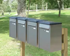 Bobi Xpress postilaatikko, ruostumaton teräs - 2