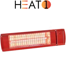 HEAT1 ECO Terassilämmitin High-line 2000W, punainen - 6