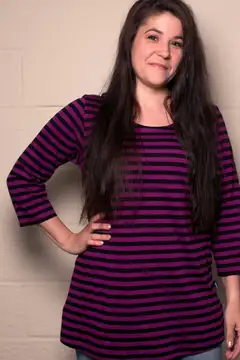 Pikkupuoti Oy naisten trikootunika - Violetti - 4