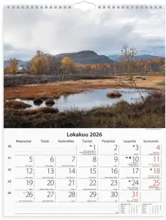 Burde Seinäkalenteri 2026 Luonto - 2