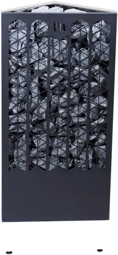 Mondex sähkökiuas Aura E2W 6,6 kW musta, sisältää WiFi - 1
