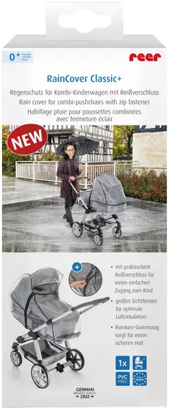 Reer Classic+ yhdistelmärattaiden sadesuoja - 2