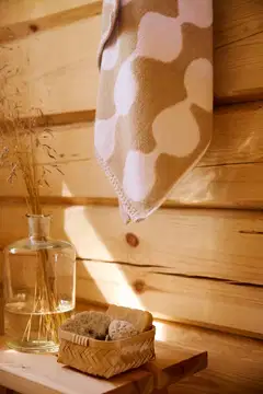 Finlayson kylpypyyhe Pampula 70x150 beige-valkoinen - 6