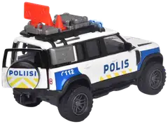 Majorette Grand Series Land Rover, suomalainen poliisiauto, valo- ja äänitoiminto, 12,5 cm - 3