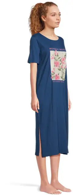Actuelle naisten yöpaita 212A042628 - Navy Peony - 4