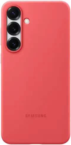 Samsung s25+ suojakuori silicone case red - 1