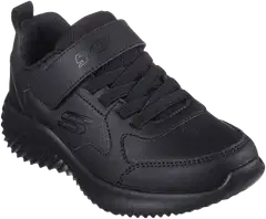 Skechers lasten kevyt lenkkari tarranauhalla ja venyvillä nauhoilla - BLACK - 1