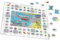 Larsen Maxi Palapeli Opi englantia Satamassa 70 palaa - 2