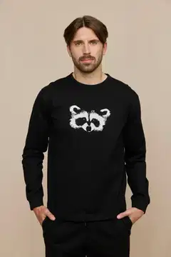 Finlayson miesten pitkähihainen paita Pesue - Black - 3