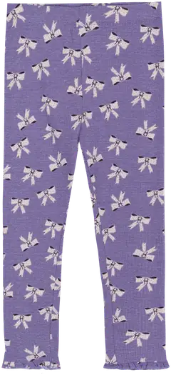 Ciraf lasten leggingsit rusetti 25TC260221 - Purple Haze 18-3718 Tcx - 1