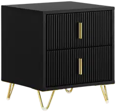 SoBuy yöpöytä musta FBT115-SCH - 3