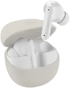 MusicSound langattomat vastamelunappikuulokkeet Numia beige - 1