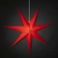 Konstsmide paperitähti 78 cm punainen - 2