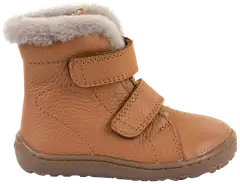 Froddo lasten lampaanvillavuorellinen talvipaljasjalkakenkä Furry Boot - COGNAC - 1