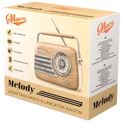 Macs radio Bluetooth kaiuttimella Melody puu - 1