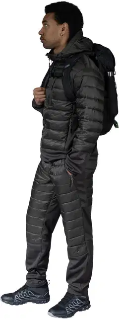 Luode12 miesten retkeily- ja ulkoiluhousut 204L112653 - dark dull gray - 8