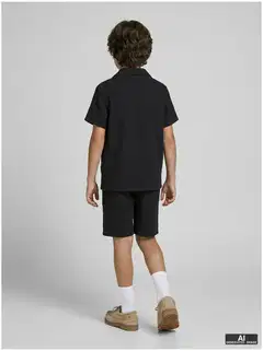 JJ Rebel lasten shortsit - BLACK - 4