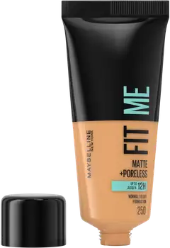 Maybelline New York Fit Me Matte+Poreless -meikkivoide 250 Sun Beige 30ml - 2