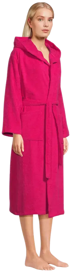 Actuelle naisten frotee-kylpytakki 215AW1924 - Fuksia - 4