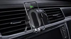 Wave Qi Autoteline 15W langattomalla pikalatauksella, Musta - 4