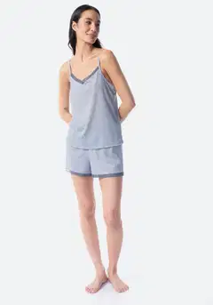 TEX naisten shortsipyjama I279927 - Blue - 4