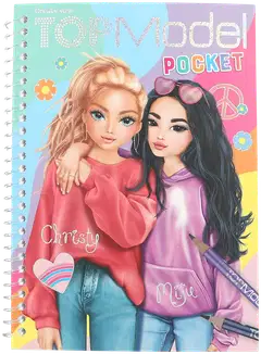 TOPModel taskuvärityskirja, Miju & Christy - 1