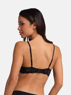 Dorina naisten push up -rintaliivit Yasmine - BLACK - 2