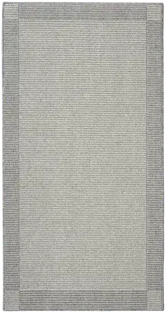 ihankotona matto Lino 80x300 cm vaaleanharmaa - 1