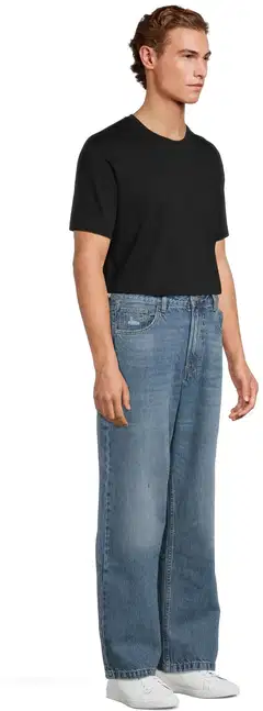 WKLY. miesten farkut Loose fit 202W042606 - Mid-blue denim - 4