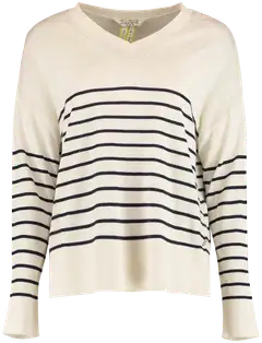 Zabaione naisten neule Beatrice COK-251-0236 - navy stripes - 1