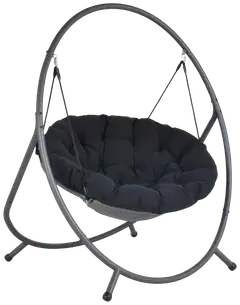 Lykke riipputuoli comfort, musta - 1