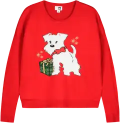 WKLY. naisten jouluneule 213W450500 - RED - 1