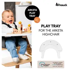 Hauck leikkialusta syöttötuoliin Arketa - 11