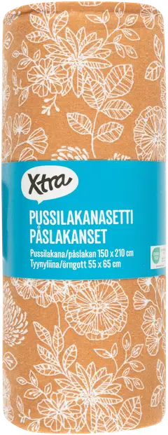 Xtra pussilakanasetti Sienna 150x210 cm ruskea - 3