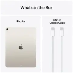 Apple iPad Air 13 wifi 1TB tähtivalkea - MCQ24KN/A - 3